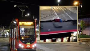 Blisko tragedii w Chorzowie. Mężczyzna podróżował na dachu tramwaju 