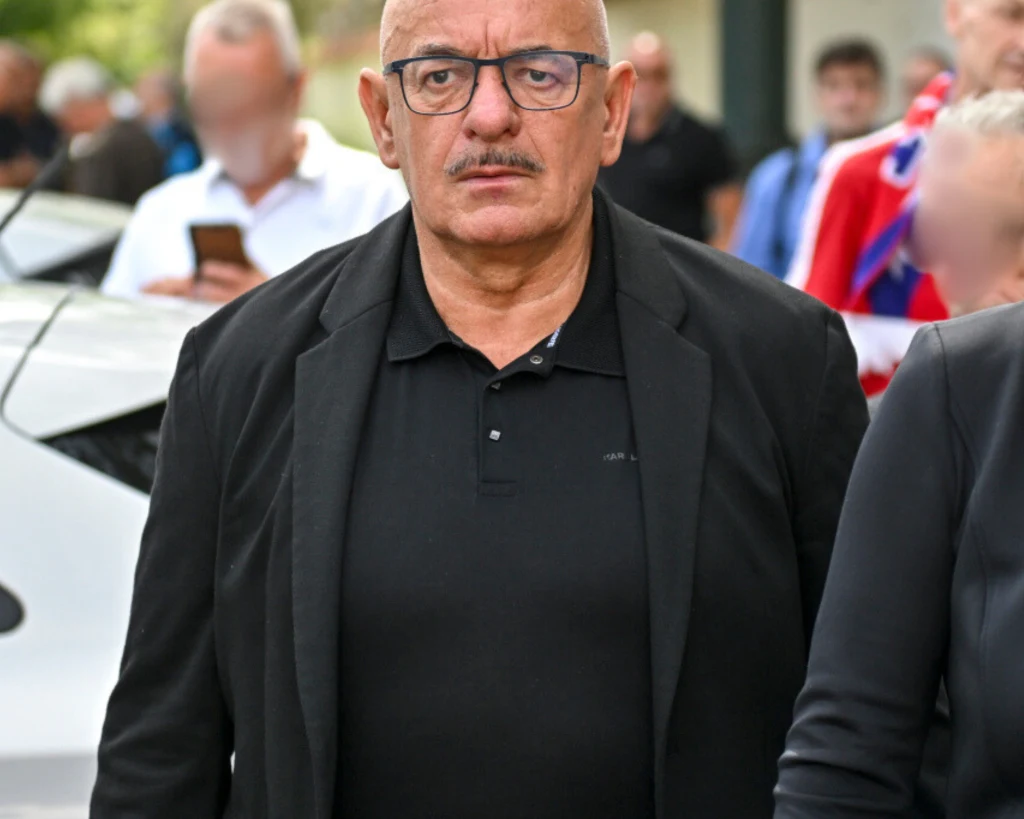 Marcin Daniec na pogrzebie Franciszka Smudy