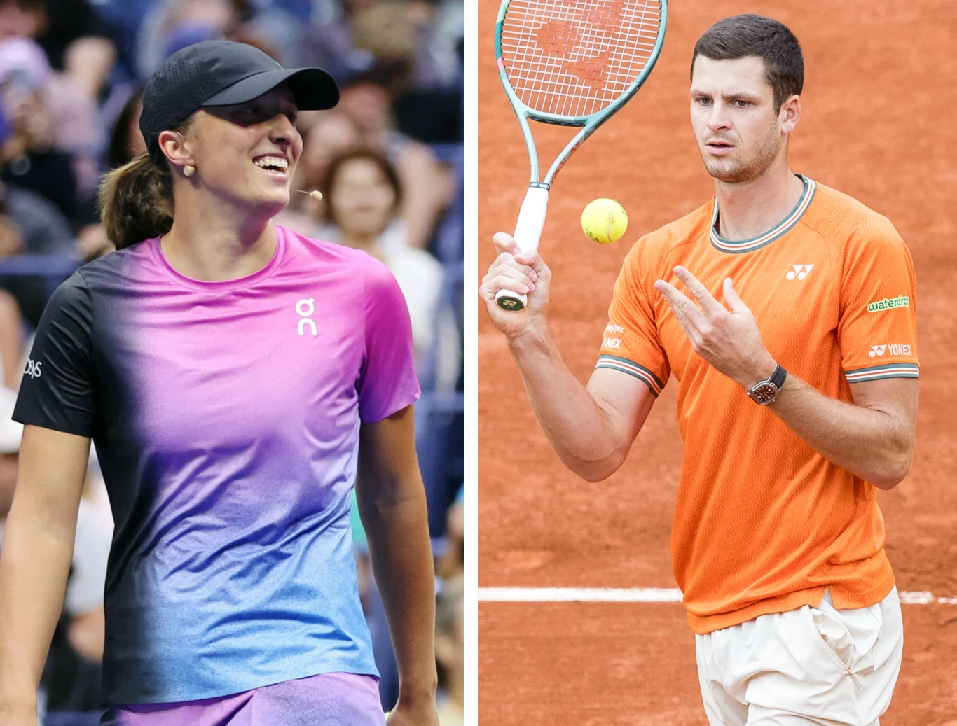 Iga Świątek i Hubert Hurkacz