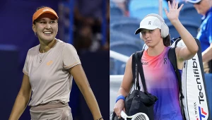 Kamila Rachimowa i Iga Świątek