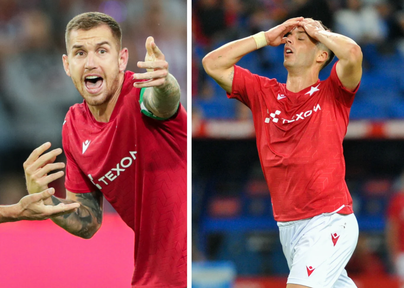 Wisła Kraków. Alan Uryga i Angel Rodado