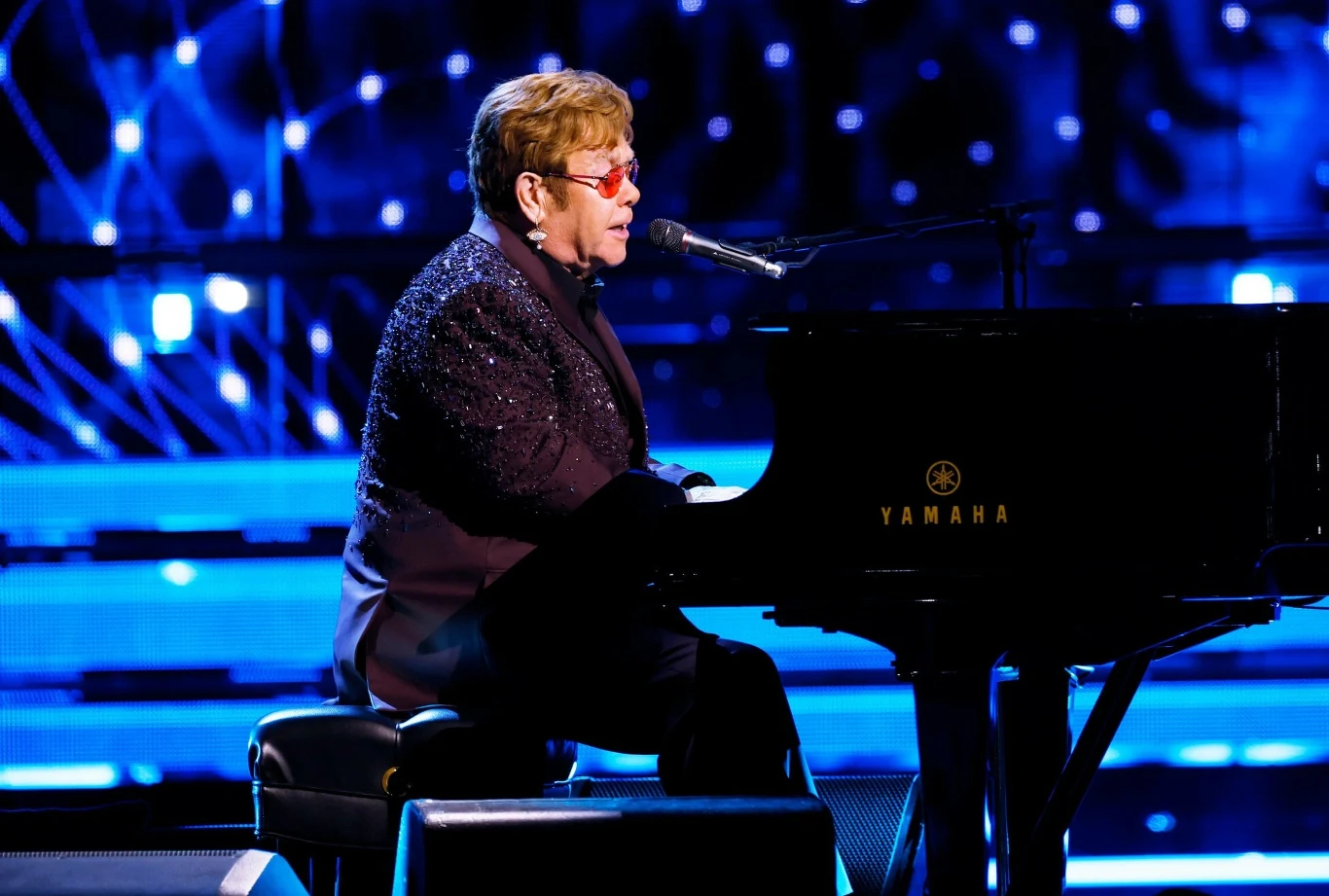 Elton John na koncercie w 2023 roku