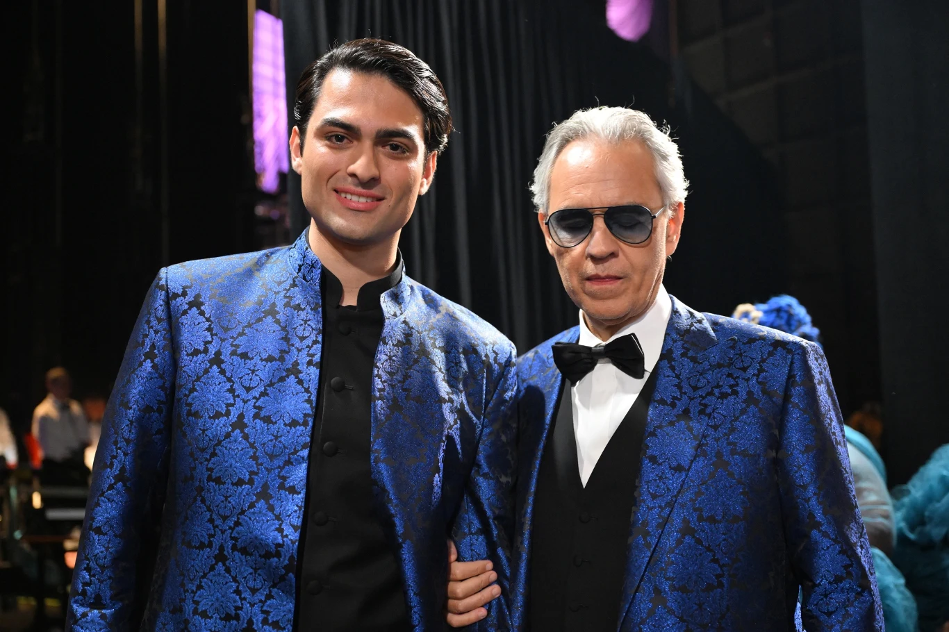 Andrea Bocelli w Warszawie pojawi się w towarzystwie swojego syna, Matteo (z lewej) Andrea Bocelli w Warszawie pojawi się w towarzystwie swojego syna, Matteo (z lewej)