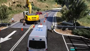 GTA 5: Policja wezwana do ucieczki lwa z zoo. Symulacja interwencji w sieci