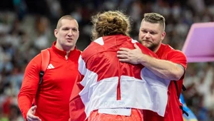 Wojciech Nowicki i Paweł Fajdek. Tyłem Ethan Katzberg