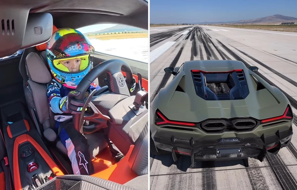 5-letni Zayn Sofuoglu rozpędził Lamborghini Revuelto do 312 km/h / fot. instagram.com/zaynsofuoglu