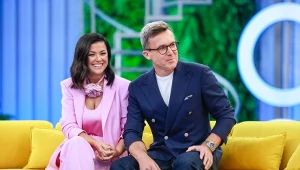 Katarzyna Cichopek i Maciej Kurzajewski w "halo tu polsat"