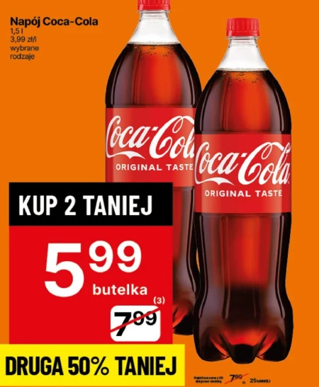 Coca-Cola Napój gazowany 1,5 l