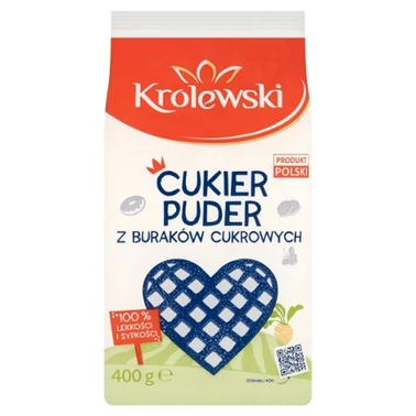 Cukier Królewski Cukier puder z buraków cukrowych 400 g - 0