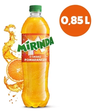 Mirinda Napój gazowany o smaku pomarańczowym 850 ml - 0