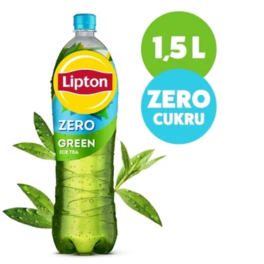 Lipton Ice Tea Zero Green Napój niegazowany z ekstraktem zielonej herbaty 1,5 l - 0