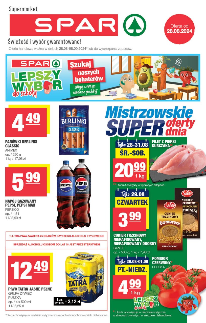 Gazetka promocyjna SPAR - wygasła 8 dni temu