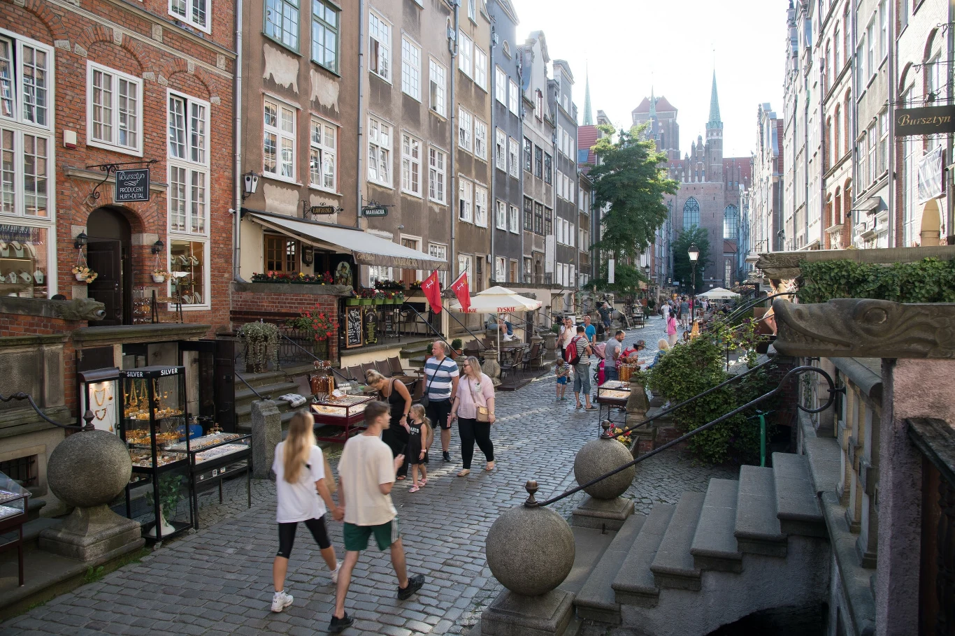 Ulica Mariacka w Gdańsku. Ulica Mariacka w Gdańsku.