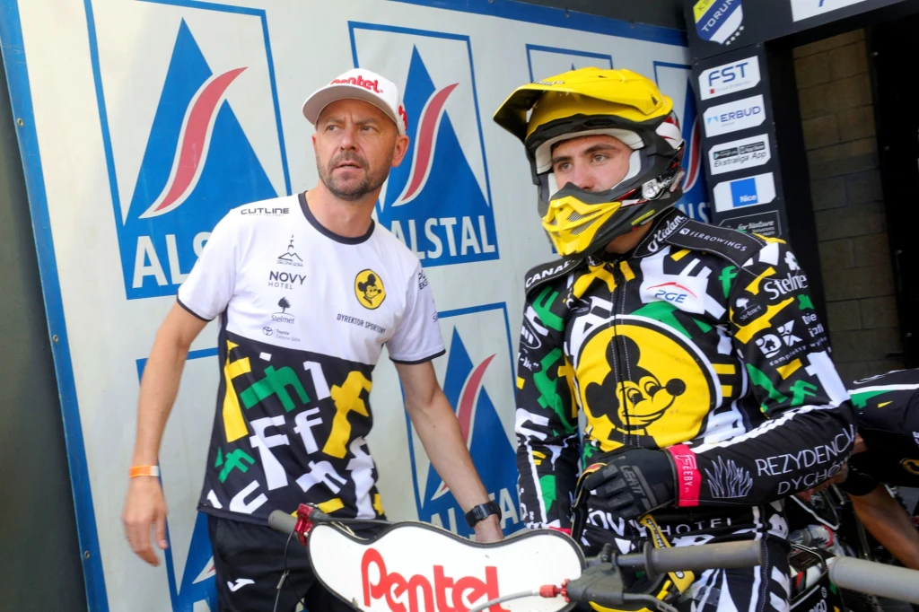 Piotr Protasiewicz i Jan Kvech. Tu akurat w dobrych nastrojach Piotr Protasiewicz i Jan Kvech. Tu akurat w dobrych nastrojach