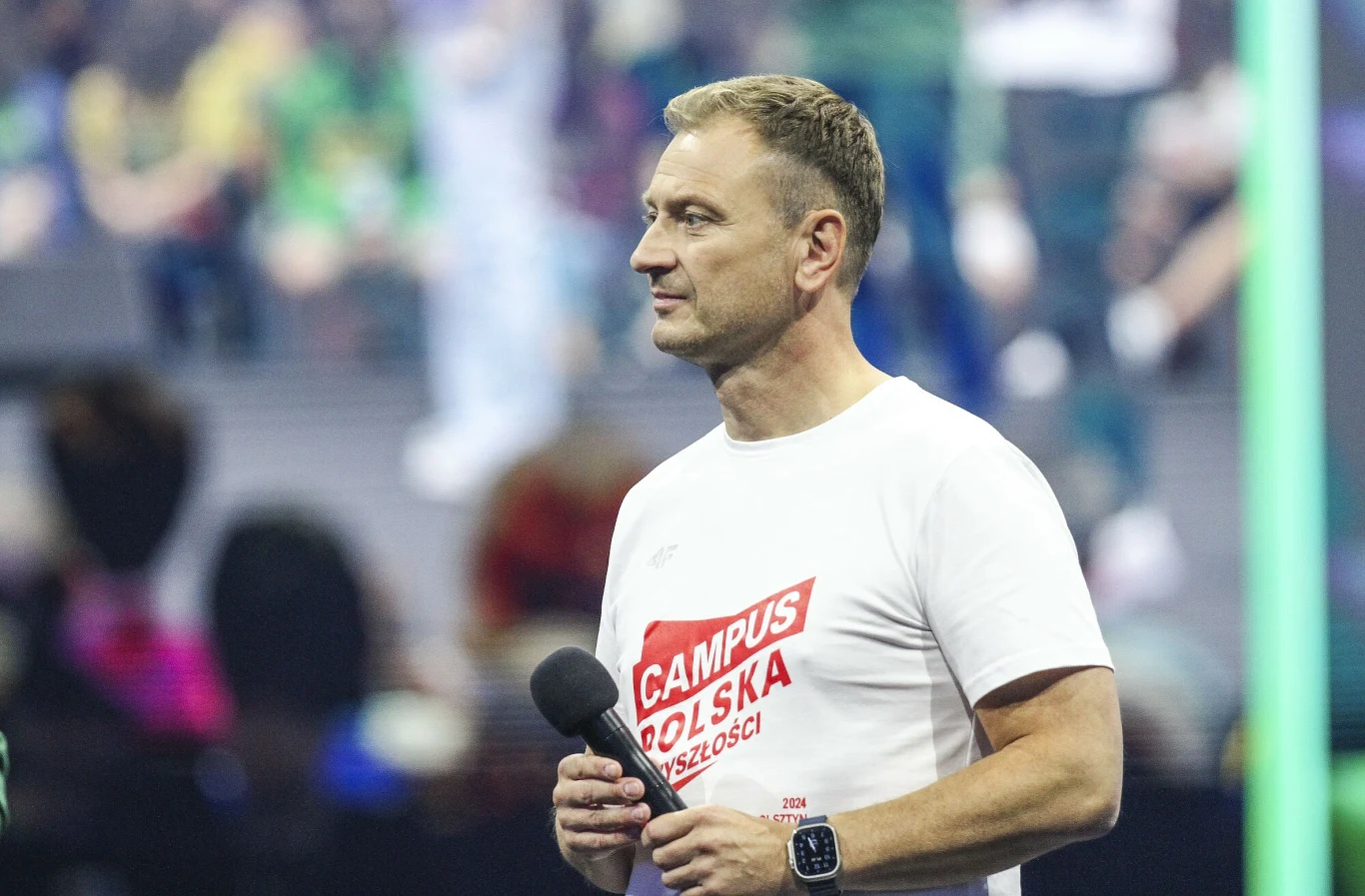 Minister sportu Sławomir Nitras podczas czwartej edycji Campusu Polska Przyszłości Minister sportu Sławomir Nitras podczas czwartej edycji Campusu Polska Przyszłości