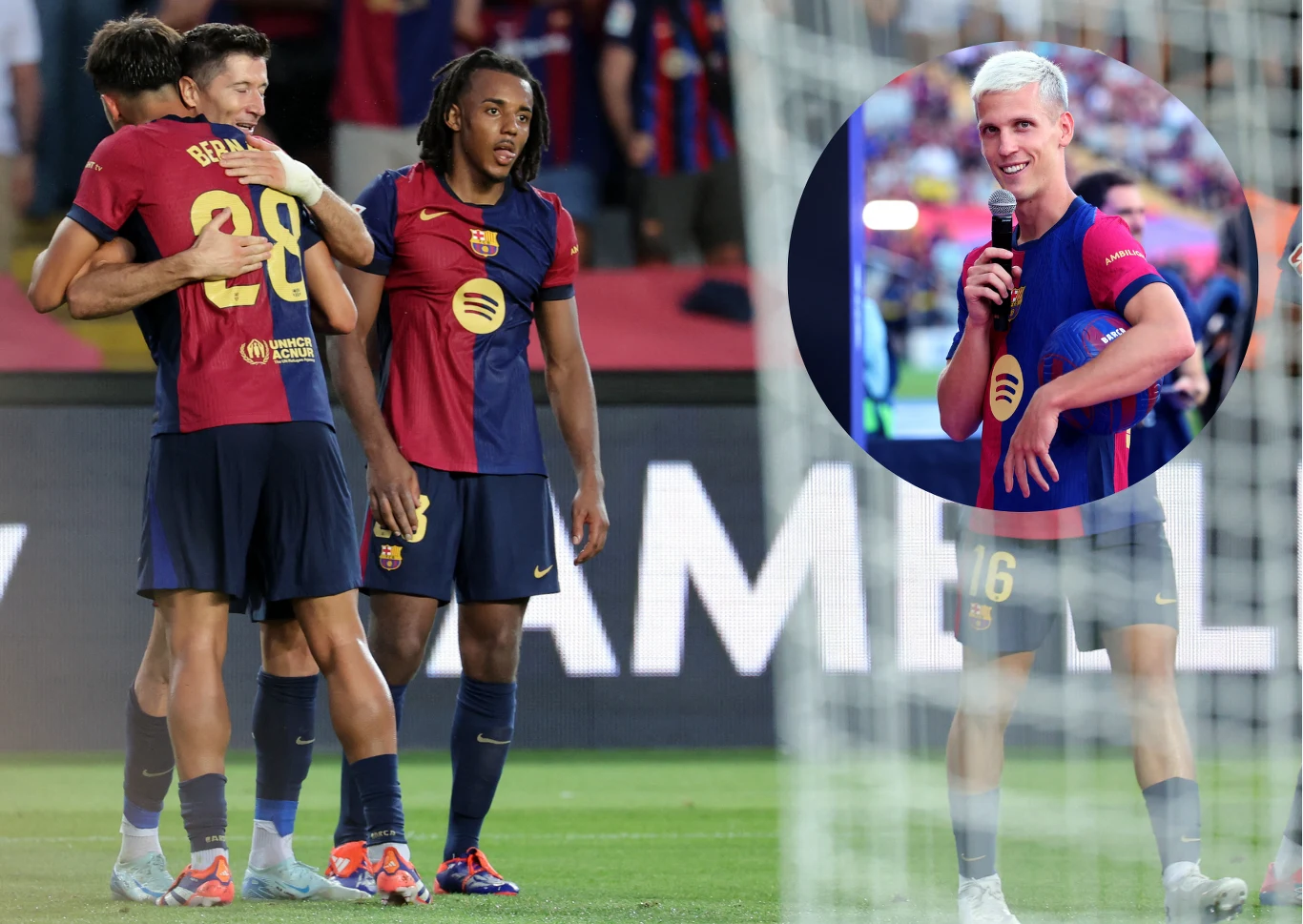 FC Barcelona na razie zanotowała dwa zwycięstwa, które Dani Olmo oglądał tylko z trybun FC Barcelona na razie zanotowała dwa zwycięstwa, które Dani Olmo oglądał tylko z trybun