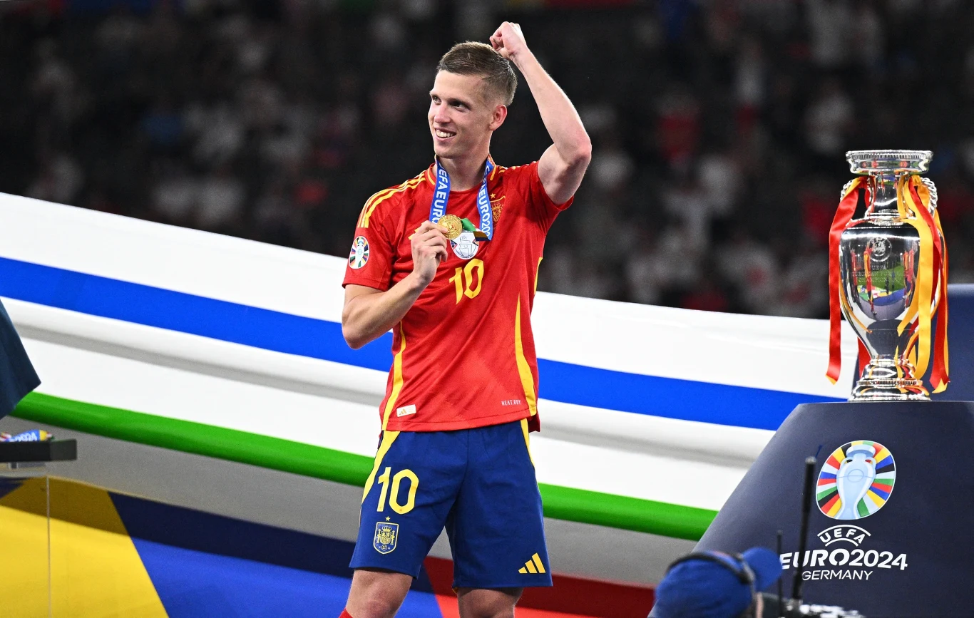 Dani Olmo to mistrz Europy z 2024 roku Dani Olmo to mistrz Europy z 2024 roku