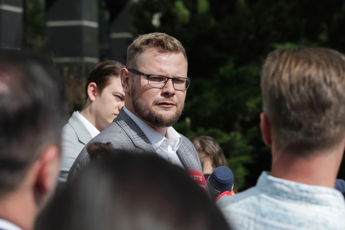 Michał Woś zabrał głos po przesłuchaniu w prokuraturze Michał Woś zabrał głos po przesłuchaniu w prokuraturze