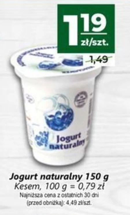 Jogurt naturalny Kesem