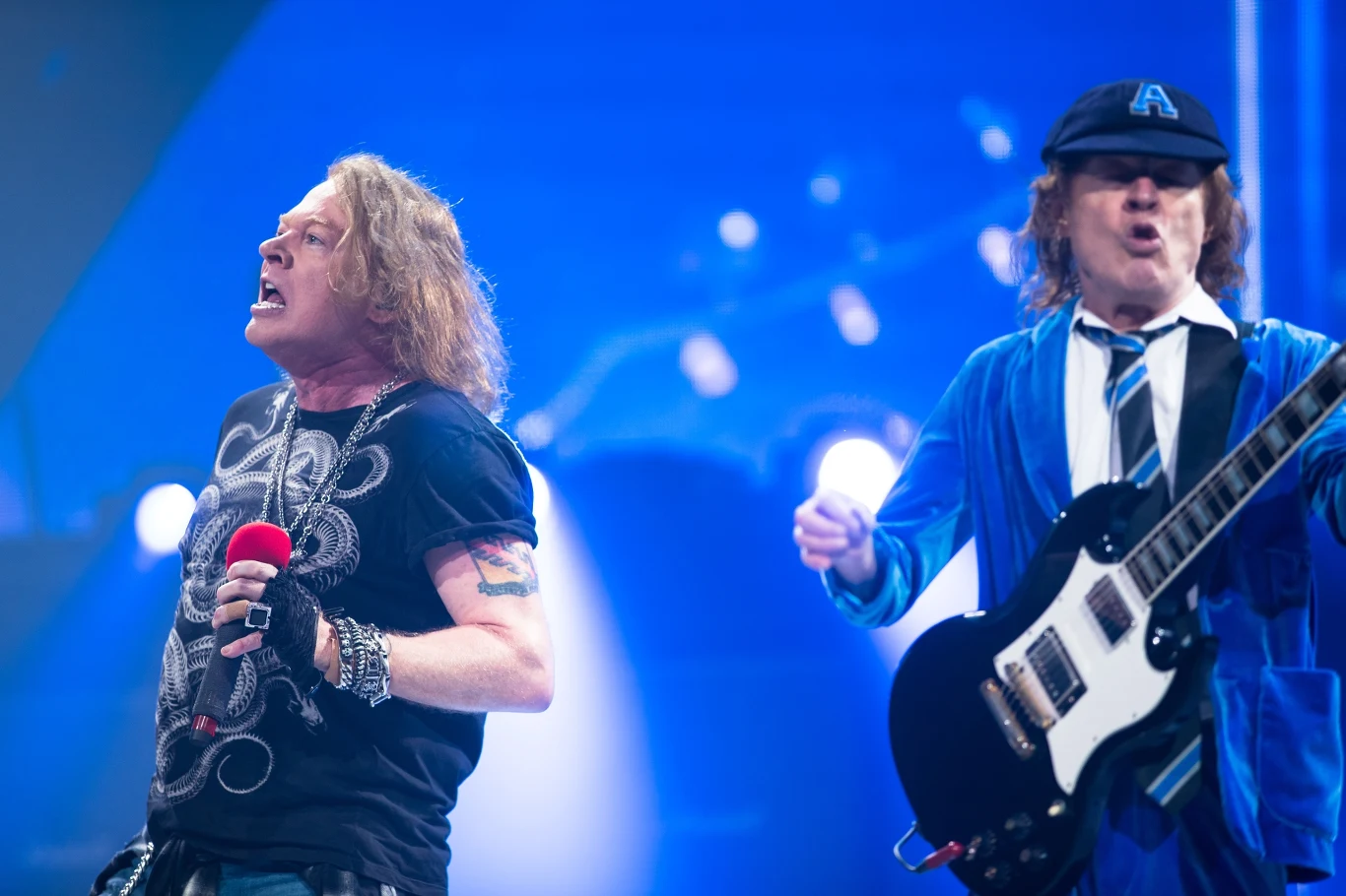 Axl Rose i Angus Young Axl Rose i Angus Young