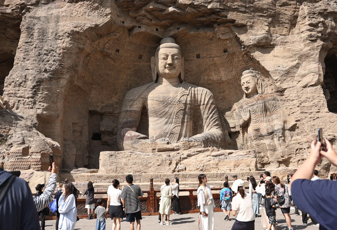 Groty Yungang w mieście Datong