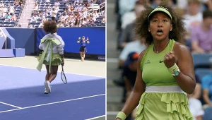 Naomi Osaka w nietypowej stylizacji na korcie
