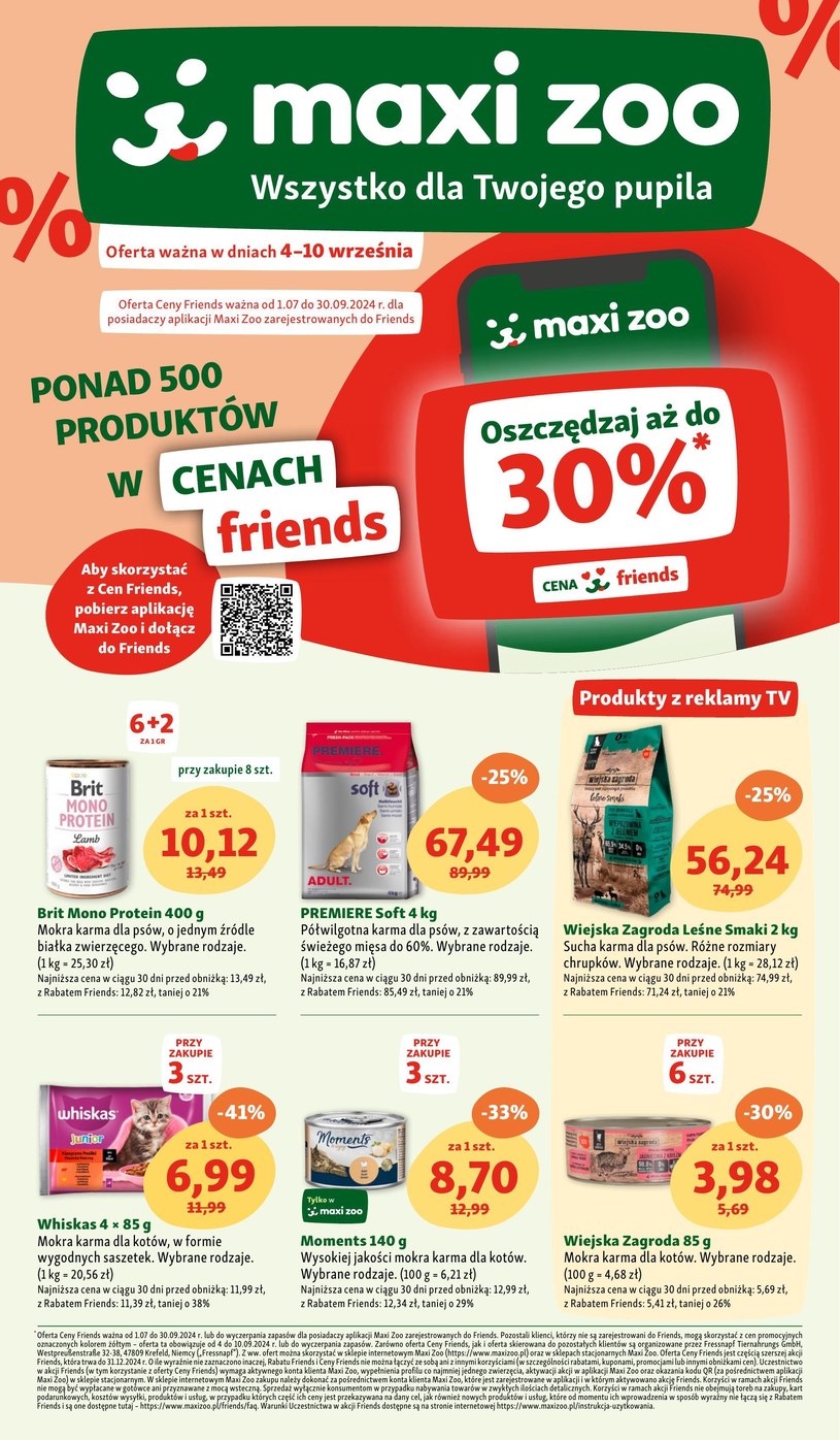 Gazetka promocyjna Maxi Zoo - wygasła 18 dni temu