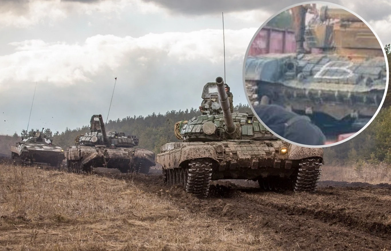 Białoruś wprowadziła oznaczenie "B" do swoich wojsk nad granicą z Ukrainą Białoruś wprowadziła oznaczenie "B" do swoich wojsk nad granicą z Ukrainą