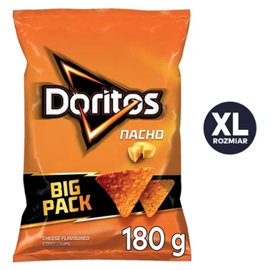 Doritos Nacho Chipsy kukurydziane o smaku serowym 180 g - 1