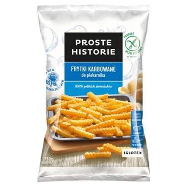 Proste Historie Frytki karbowane do piekarnika 750 g - 0