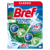 Bref WC Power Aktiv Zawieszka myjąco-zapachowa do muszli WC sosnowy las 50 g