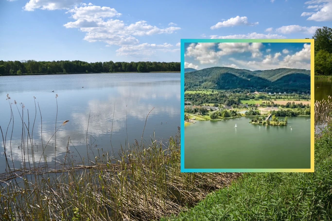 Gdzie znajduje się "polskie Como"? Wyjątkowy zbiornik wodny u podnóża Gór Sowich.