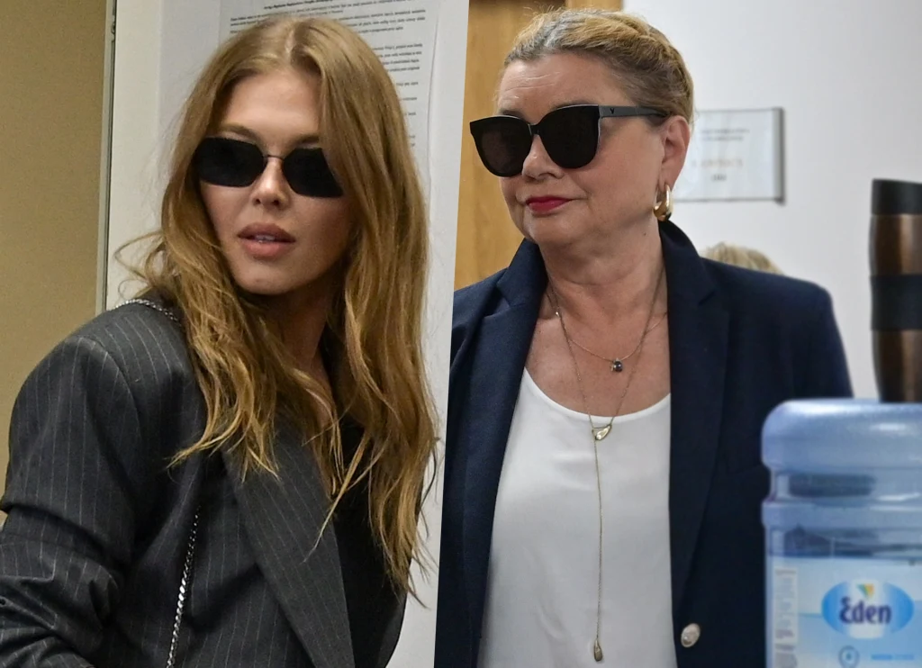 Joanna Opozda i Małgorzata Ostrowska-Królikowska w sądzie