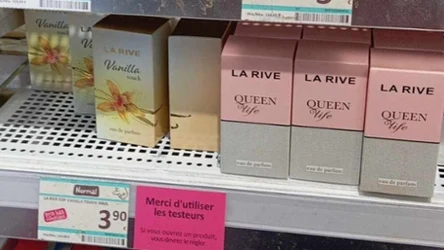 Perfumy La Rive w sklepie Normal w Troyes, Francja 