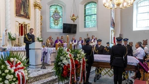 Ostatnie pożegnanie tragicznie zmarłego strażaka