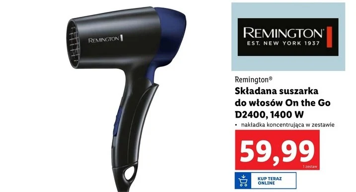 Suszarka Remington Suszarka Remington