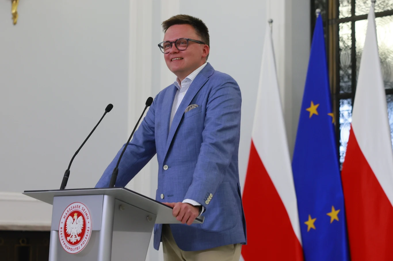 Marszałek Sejmu Szymon Hołownia Marszałek Sejmu Szymon Hołownia