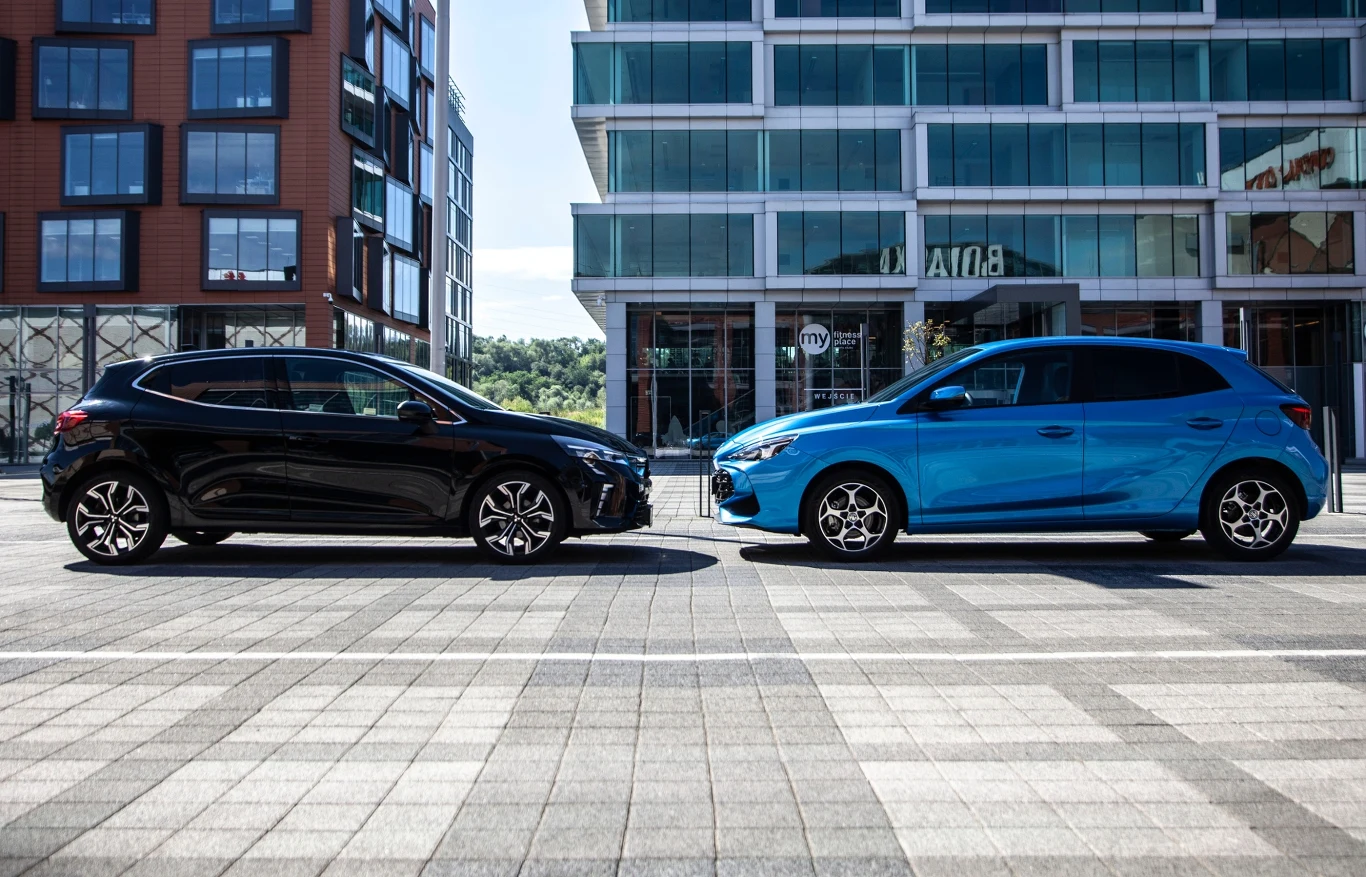 MG 3 jest nieznacznie większe od Mitsubishi Colta