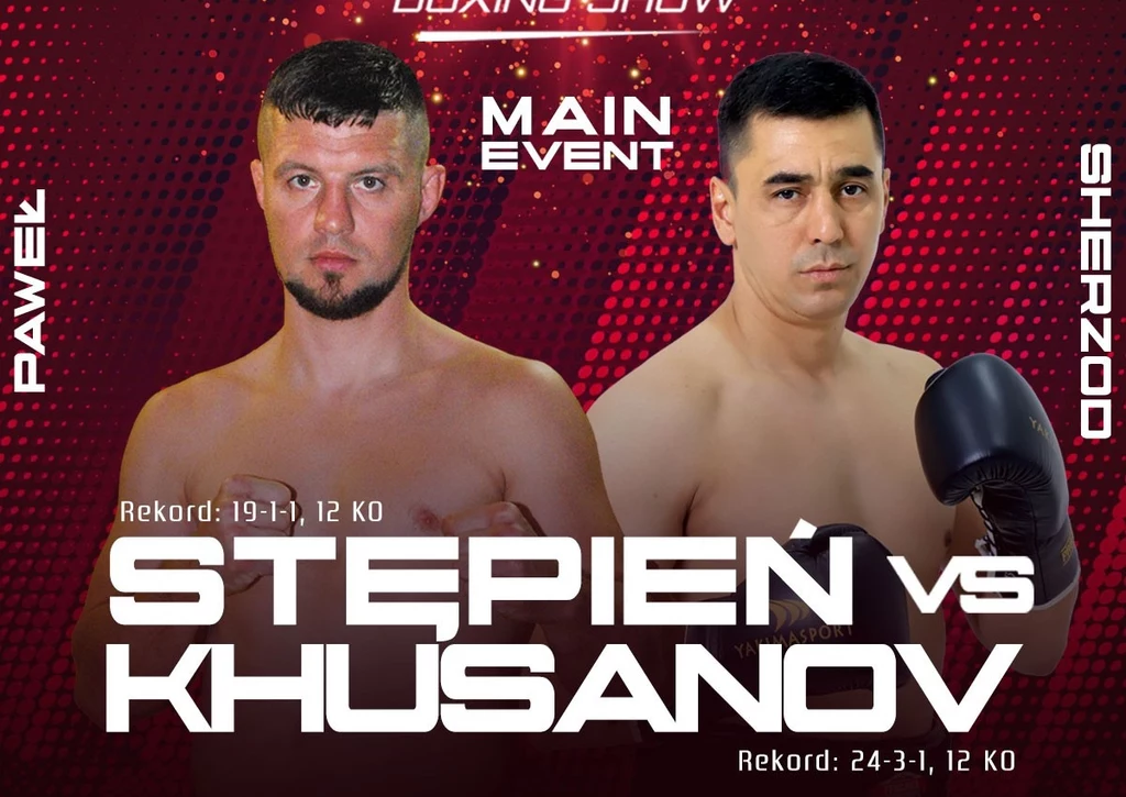 Paweł Stępień vs Sherzod Khusanov Paweł Stępień vs Sherzod Khusanov