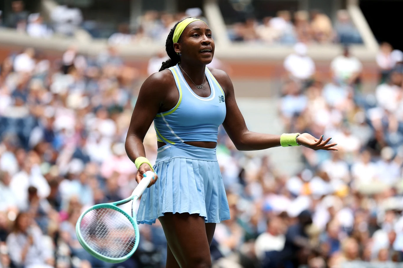 Coco Gauff rywalizowała z Eliną Switoliną o awans do czwartej rundy US Open