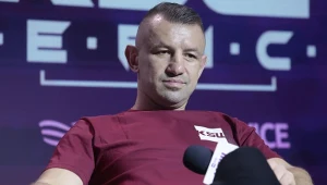 Tomasz Adamek na konferencji przed KSW Epic, 21.02.2024 r.