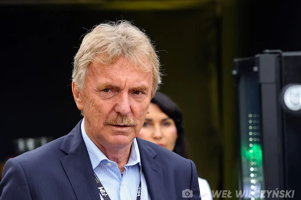 Zbigniew Boniek na Grand Prix Polski we Wrocławiu 2024.