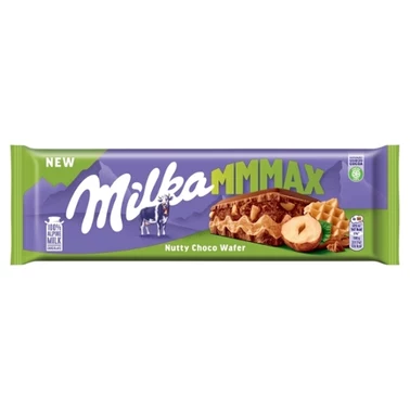 Milka Mmmax Czekolada mleczna z wafelkiem Nutty Choco Wafer 300 g - 1