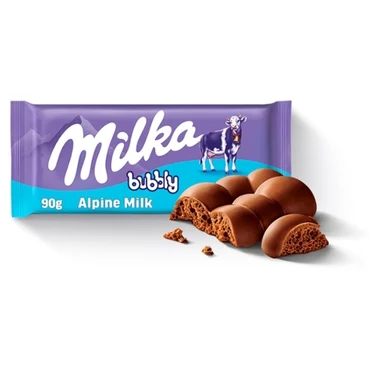 Milka Czekolada mleczna Bubbly 90 g - 0