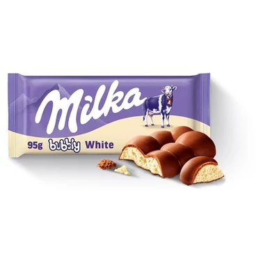 Milka Bubbly White Czekolada mleczna 95 g - 0