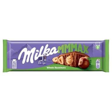 Milka Mmmax Czekolada mleczna z całymi orzechami laskowymi 270 g - 1