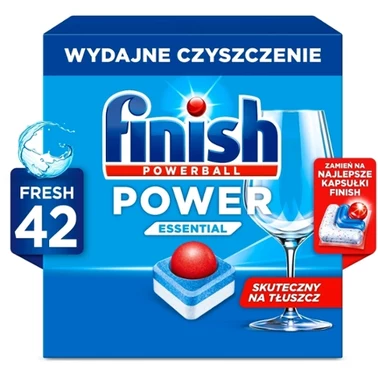 Finish Power Essential Tabletki do zmywarki 42 sztuki - 0