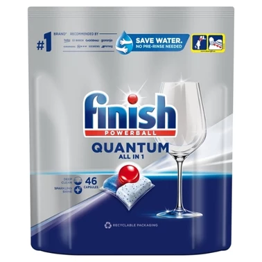 Finish Quantum Fresh Kapsułki do mycia naczyń w zmywarce 478,4 g (46 sztuk) - 2