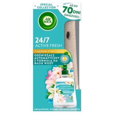 Air Wick Odświeżacz automatyczny i wkład oceaniczny powiew i rajska wanilia 228 ml - 0