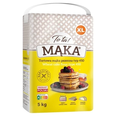 To ta! XL Tortowa mąka pszenna typ 450 5 kg - 0